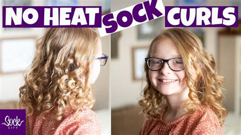 Heatless Sock Curls Fast Easy Curls Fun Sock Creations Youtube