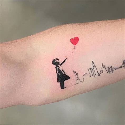 Details 91 About Banksy Girl With Balloon Tattoo Unmissable In Daotaonec