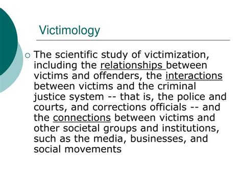 PPT - Victimization Theories PowerPoint Presentation - ID:248671