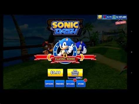 Sonic Dash Classic Sonic Green Hill Zone Gameplay 2016 Widescreen