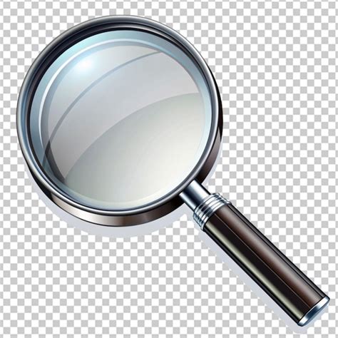 Premium Psd Magnifying Glass Transparent Background