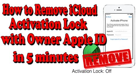 How To Remove ICloud Activation Lock With Owner Apple ID In 5 Minutes