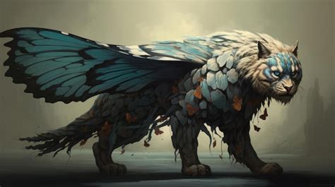 Premium AI Image | animal fusion fantasy animals