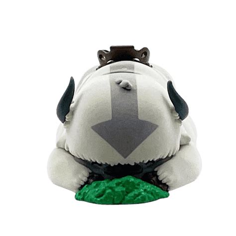 Youtooz Avatar The Last Airbender Appa Hiding Flocked Vinyl Figure