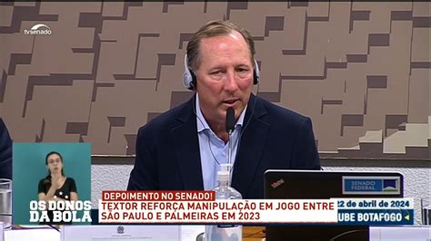 John Textor Presta Depoimento Na Cpi De Manipula O De Jogos