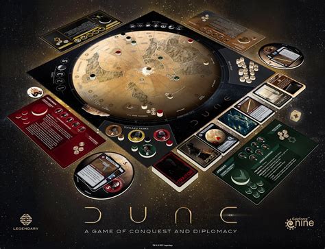 Exclusive Dune Movie Board Game Visuals Revealed Dune News Net