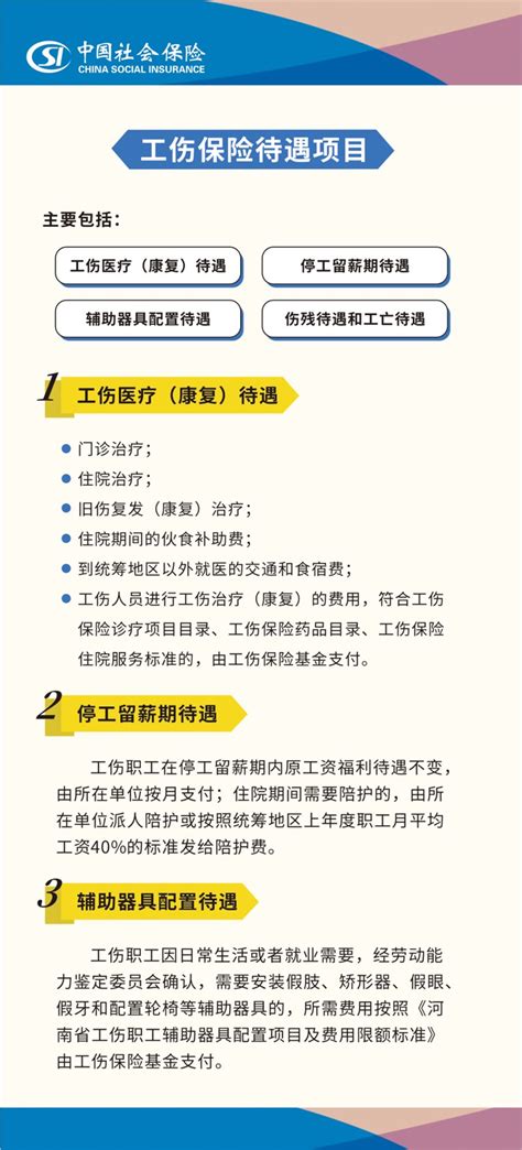 河南省工伤保险相关政策解答（附图表）