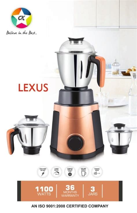 Sitara Lexus Mixer Grinder For Wet Dry Grinding 1100 W At Rs 4995