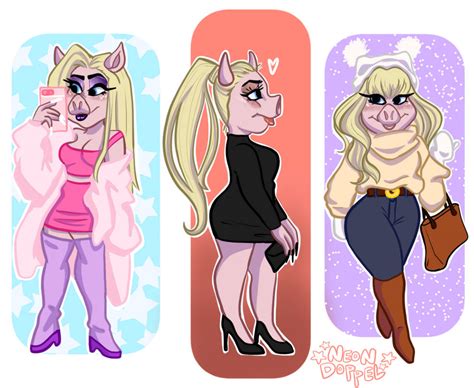 Miss Piggy Fashion Icon by neondoppel on DeviantArt