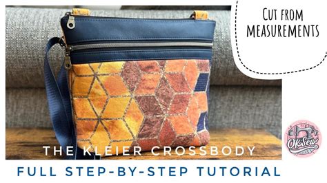 Sew A Crossbody Bag Free Full Step By Step Beginner Tutorial With