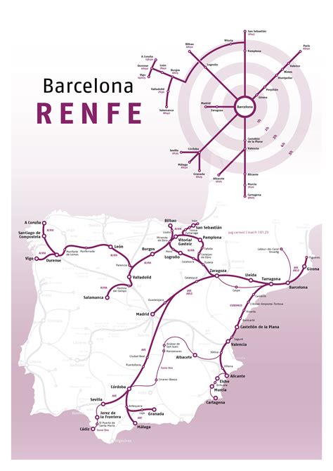 Mapa Espa A Tren Renfe Avlo Iryo Ouigo Inat