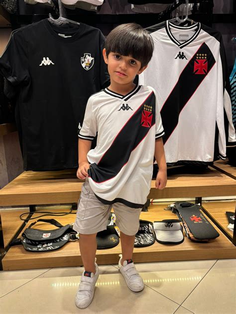 Camisa Kappa Vasco Ii Infantil Gigante Crvg A Loja Do Torcedor