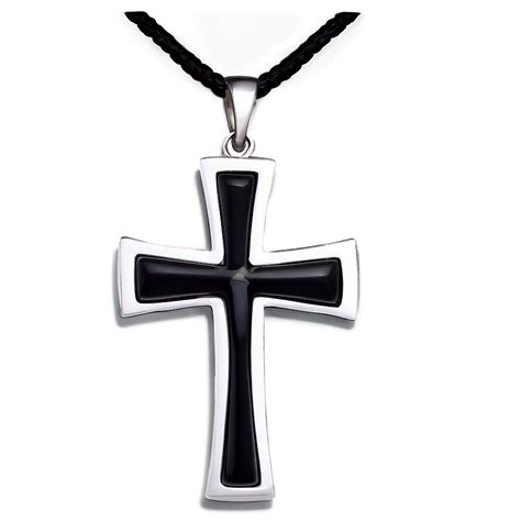 Download Black Cross Jewelry Design Png Fwo