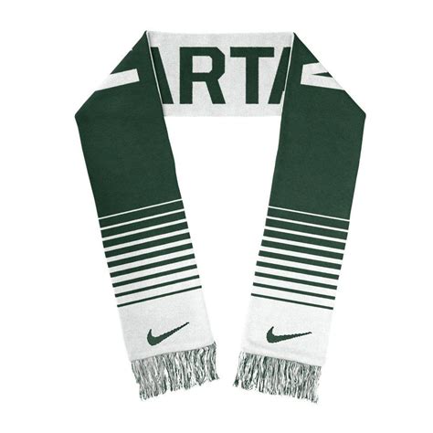 Spartans Michigan State Nike Local Verbiage Knit Fringe Scarf