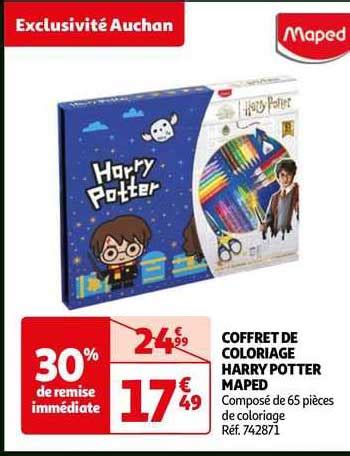 Promo Coffret De Coloriage Harry Potter Maped Chez Auchan ICatalogue Fr