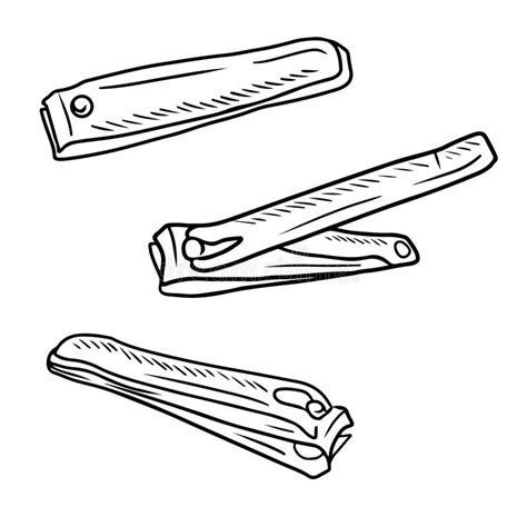 Nail Clippers Sketch Stock Illustrations 92 Nail Clippers Sketch