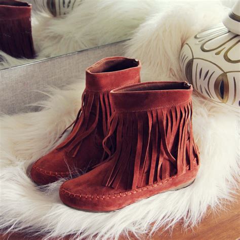 Wildheart Fringe Moccasins, Boho Fringe Moccasins from Spool No.72 ...