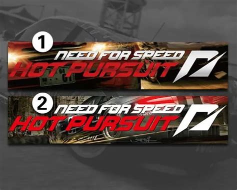 2014 de Promoción de diseño de Coches de Need for Speed Hot Pursuit Logo Vinilo Pegatinas de