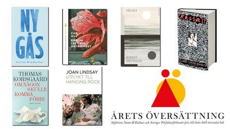 Sex Titlar Nominerade Till Priset Rets Vers Ttning F Rfattarf Rbundet