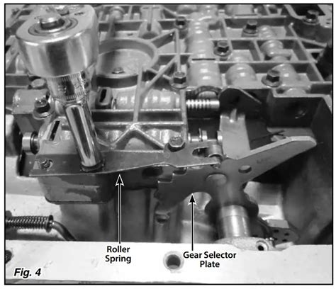 LOKAR 4R70W Selector Shaft Flange And Arm Instruction Manual