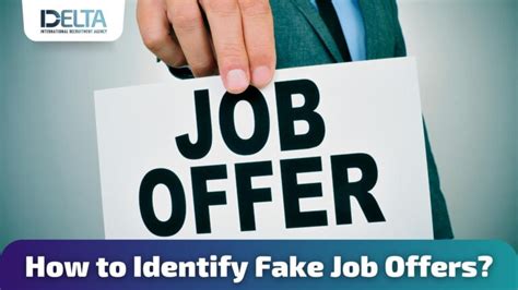 How To Identify Fake Job Offers 10 Crucial Tips