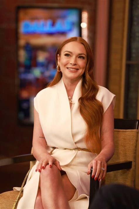 Lindsay Lohan Live With Kelly And Ryan November 8 2022 Star Style