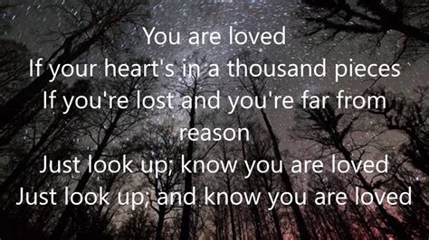 You Are Loved Stars Go Dim Lyrics Youtube