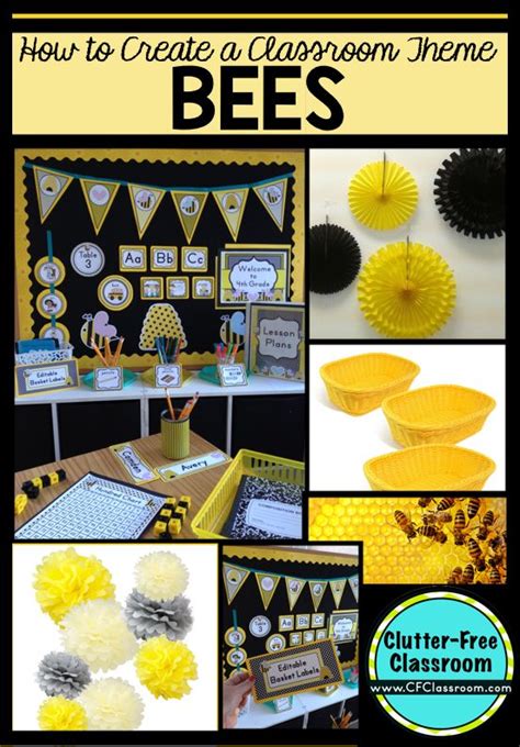 Bees Themed Classroom Ideas Printable Classroom Decorations Bee