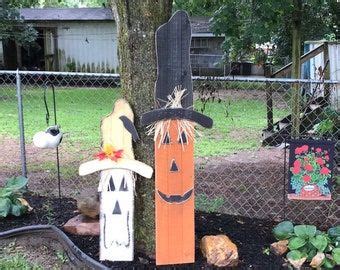 Happy Fall Outdoor Door Hanger Cecil Scarecrow Crow Patrol Wood Porch