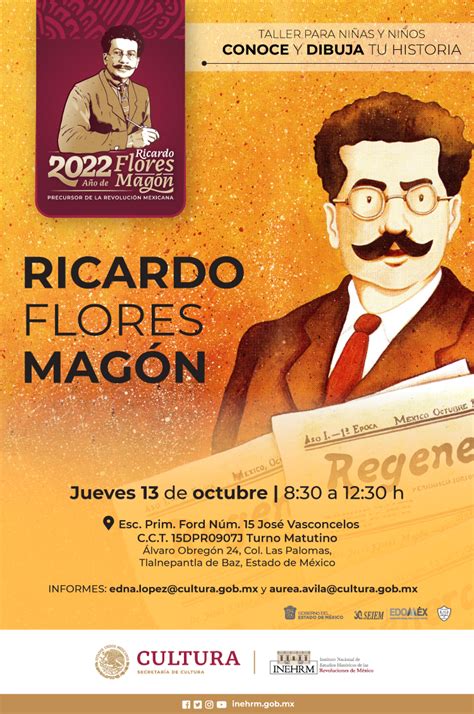 Conoce y dibuja tu historia Ricardo Flores Magón