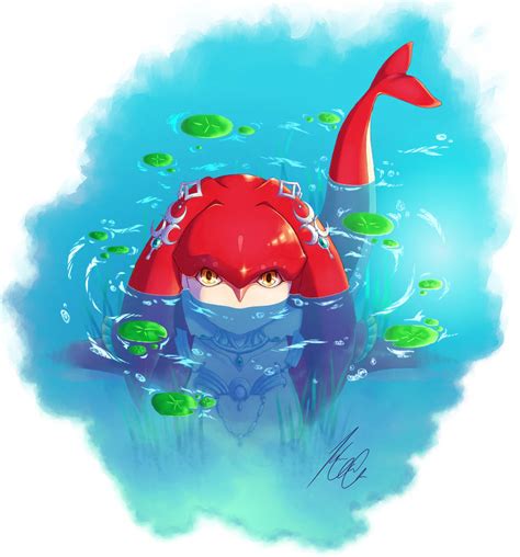 Mipha Fan Art By Arelarts On Deviantart