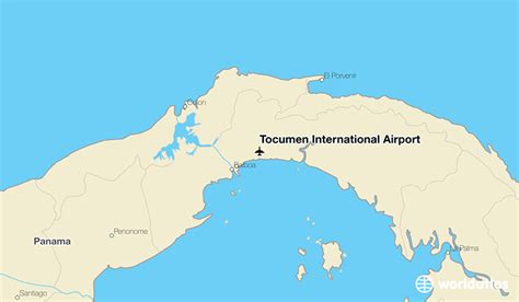 Tocumen International Airport Map | Tourist Map Of English