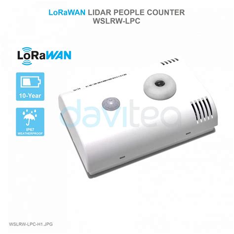 Lorawan Lidar People Counter Wslrw Lpc Daviteq