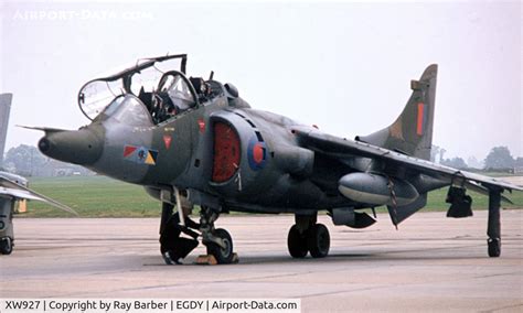 Aircraft XW927 1972 Hawker Siddeley Harrier T 4 C N 212015 Photo By