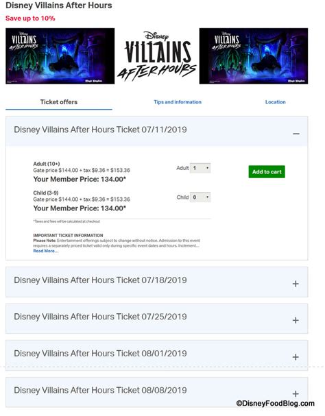 Ticket Discounts On Disney Theme Parks Water Parks And Special Events