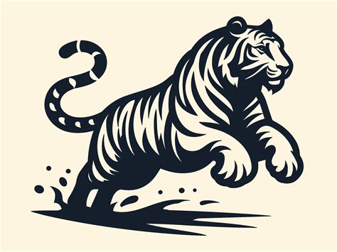 Hand Drawn Tiger Vector Illustration 36351341 Vector Art At Vecteezy