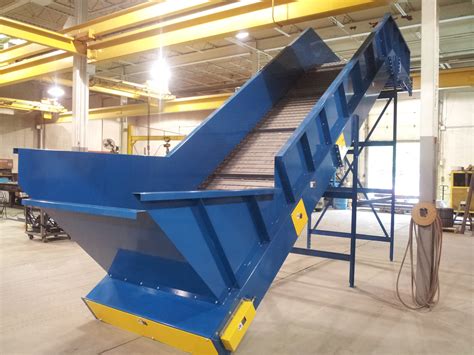 4 Pitch Hinged Steel Belt Conveyor Endura Veyor Inc