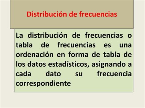 Estadística tabla de frecuencias PPT Descarga Gratuita