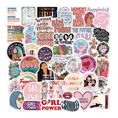 Stickers Girl Power Pcs Estore