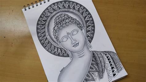 Doodle Art Drawing Mandala Drawing Art Drawings Buddha Drawing The