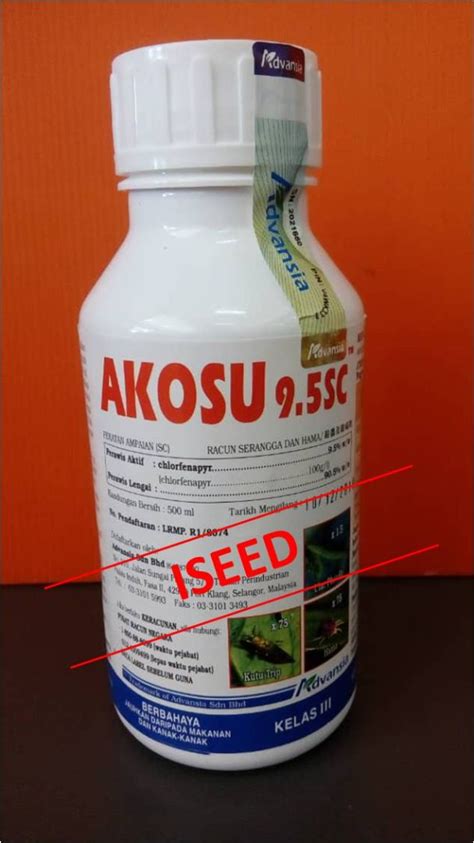 ADVANSIA AKOSU 500ML Chlorfenapyr 9 5 Racun Serangga Kutu Thrip Hama