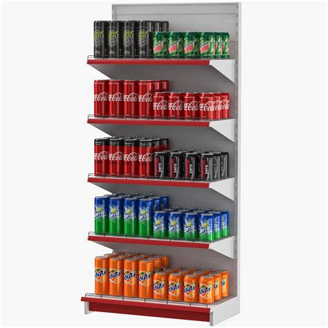 3d Model Supermarket Shelves Soda Turbosquid 1681857