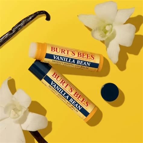 Burt S Bees 100 Natural Moisturizing Lip Balm Vanilla Bean Pack Of 24 24 Pack Kroger