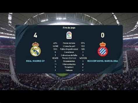 Real Madrid X Espanyol La Liga Rodada Youtube