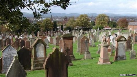 Dumfries Cemetery Gravestone Vandals Hunted Bbc News