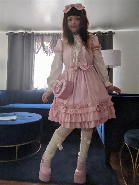 Another Coord Of My Pink Bodyline Dress 💖 Rlolita