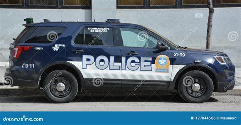 Car Of The Service De Police De La Ville De Montreal Spvm Editorial