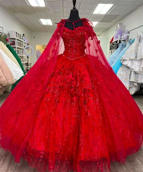 Ball Gown Lace Off The Shoulder Red Quinceanera Dress In 2024 Sweet