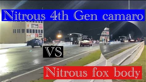 Big Grudge Race Nitrous Fox Body VS Nitrous 4th Gen Camaro Who Won