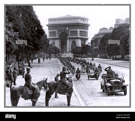 Parigi Francia Occupazione Nazista Seconda Guerra Mondiale Le